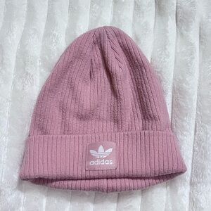 Adidas Ribbed Pink Beanie